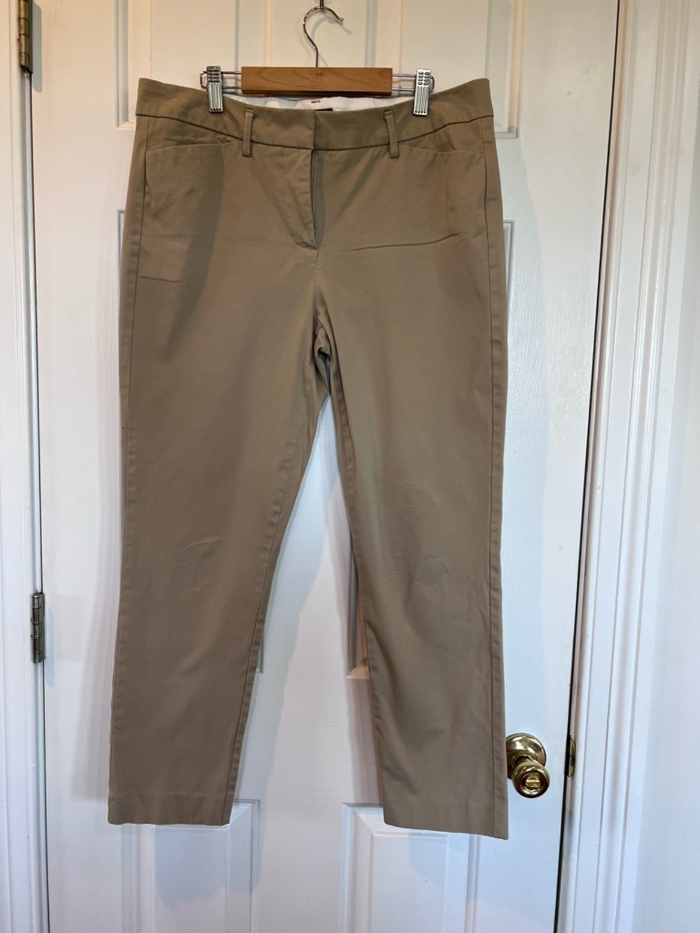 Worthington Cream and Black Ankle Pants
